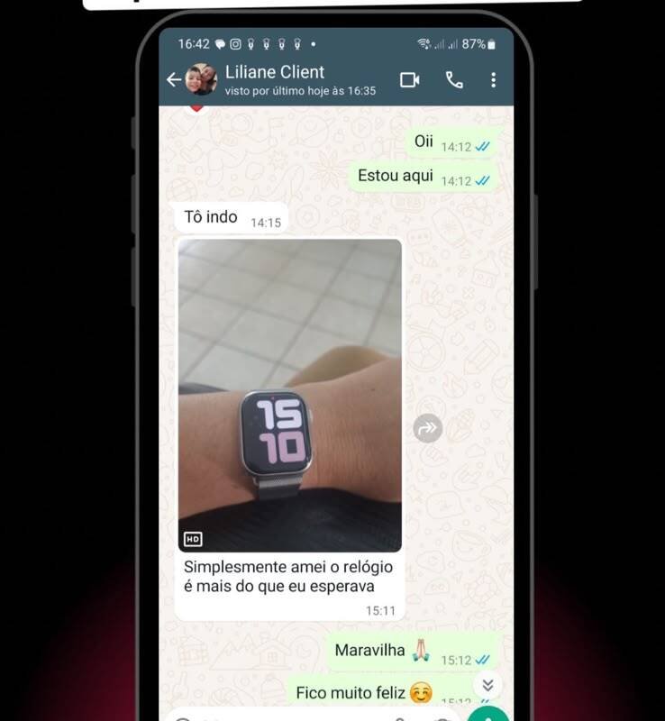 Depoimento de cliente SFwear